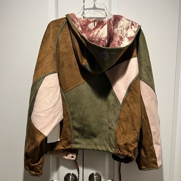 BNCI by Blanc Noir faux suede Boundless North jacket - Picture 2 of 5